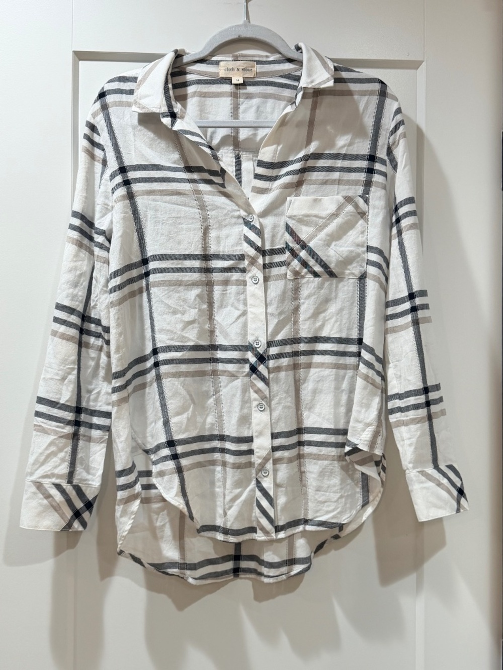 Cloth & Stone Long Sleeve button-down from Anthropologie Women's Size M